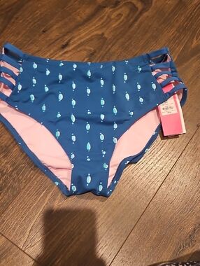 Lilly Pulitzer Highwaisted Rumy Bikini Bottom Sz 4 Nwt